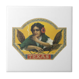 Carreau Étiquette du Texas Cigar
