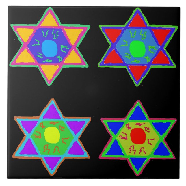 Carreau Étoile de David (Devant)