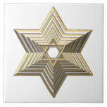 Carreau Étoile de David d'or<br><div class="desc">Étoile de David d'or

Sentez-vous libre pour ajouter vos propres mots et/ou images à cet article par l'intermédiaire des grands outils de la personnalisation de Zazzle.  Cette conception également disponible sur des douzaines d'autres produits. Merci pour s'arrêter par ! Dieu bénissent !</div>