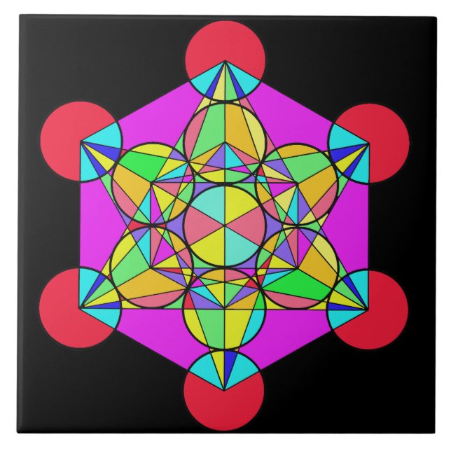 Carreau Étoile de Kaleidoscope (Devant)