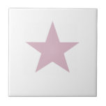 Carreau Étoile rose Rose Dusky<br><div class="desc">Carrelage en céramique rose Rose. Les étoiles sont toujours à la mode !</div>