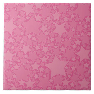 Carreau Étoiles, Étoiles, Étoiles - Rose