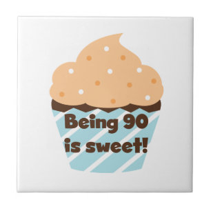 Carreau Etre 90 est Sweet Birthday T-shirts et cadeaux
