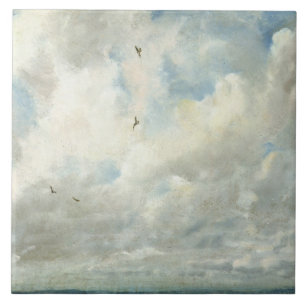 Carreau Étude de nuage de John Constable  , 1821 (huile