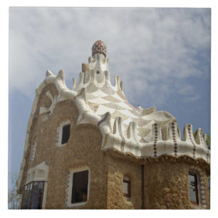 Carreau Europe, Espagne, Catalogne, Barcelone. Park Guell,