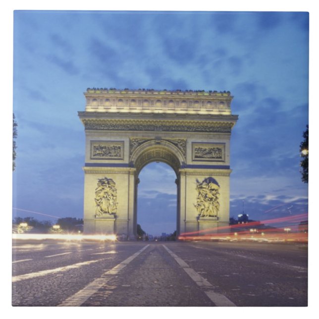 Carreau Europe, France, Paris. Arc de Triomphe vu (Devant)