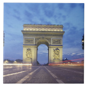 Carreau Europe, France, Paris. Arc de Triomphe vu comme
