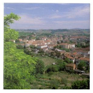Carreau Europe, Italie, Toscane, Certaldo. Colline médiéva