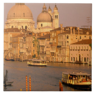 Carreau Europe, Italie, Vénétie, Venise. Vue au coucher du