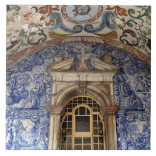 Carreau Europe, Portugal, Obidos. Architecture colorée