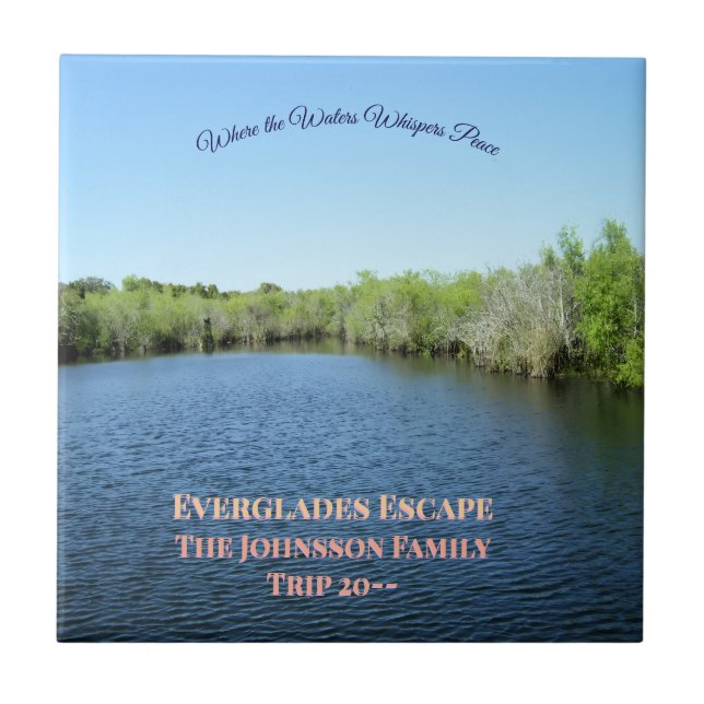 Carreau Everglades Escape - Family Journey Keepsake (Devant)