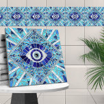 Carreau Evil Oeil Amulet Mosaic Art<br><div class="desc">Evil Oeil Amulet Mosaic Art</div>