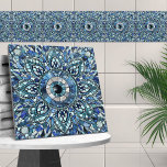 Carreau Evil Oeil Amulet Mosaic Art<br><div class="desc">Evil Oeil Amulet Mosaic Art</div>