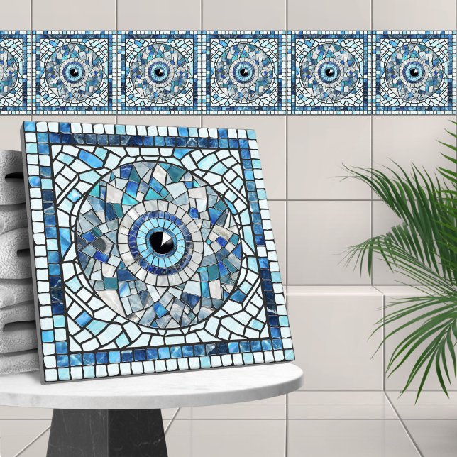Carreau Evil Oeil Amulet Mosaic Art (Créateur téléchargé)