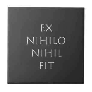 Carreau Ex Nihilo Nihil Fit