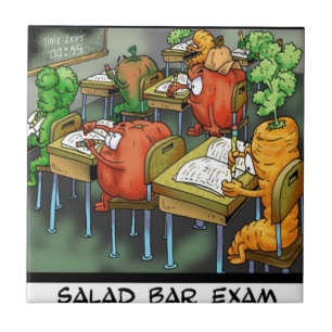 Carreau Examen drôle du bar à salades