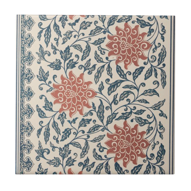 Carreau Exemples d'ornement chinois Pl. 41 par Owen Jones (Devant)