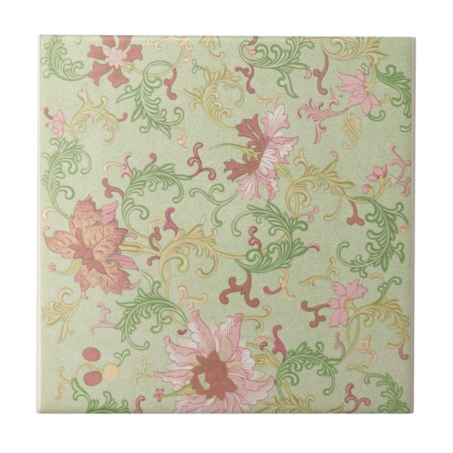 Carreau Exemples d'ornement chinois Pl. 44 par Owen Jones (Devant)