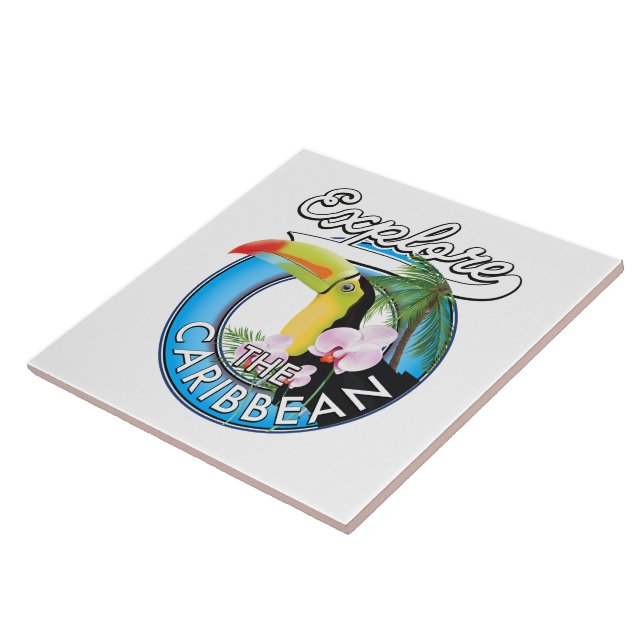 Carreau Explorez le patch de voyage des Caraïbes. (Côté)