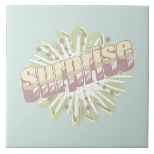 Carreau Explosion d'onomatopée surprise