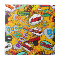 Explosions de l'art pop de bandes dessinées rétro 
