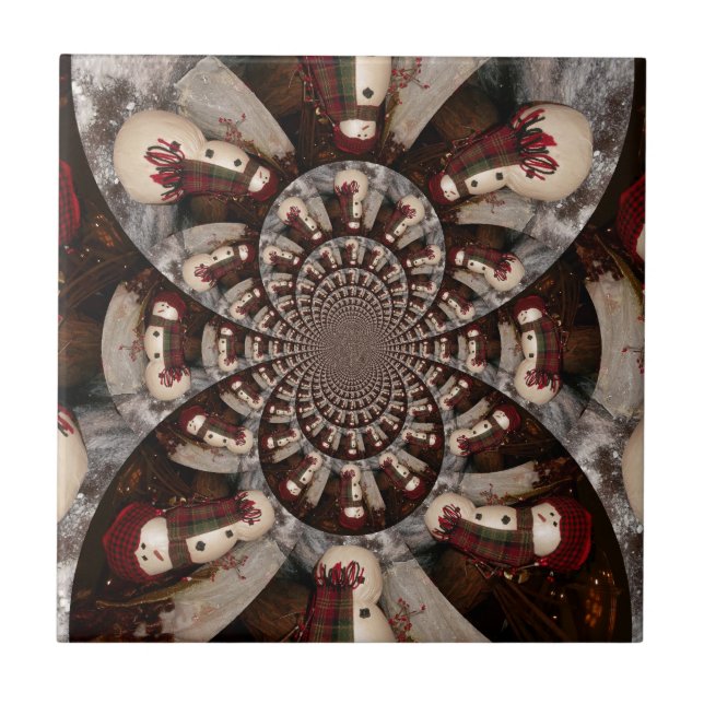 Carreau Extraordinaire Snowman (Devant)