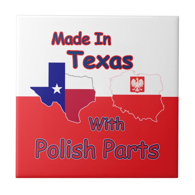 Carreau Fabriqué Au Texas Avec Pièces Polonaises (Devant)