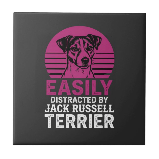 Carreau Facilement Distrait Par Jack Russell Terrier (Devant)