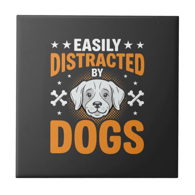 Carreau Facilement Distrait Par Les Chiens (Devant)