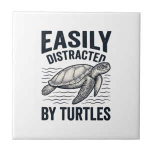 Carreau Facilement Distrait Par Les Tortues Vintage Design