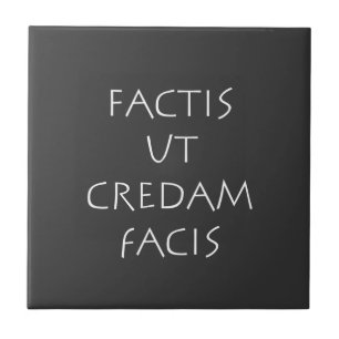 Carreau Factis ut credam facis