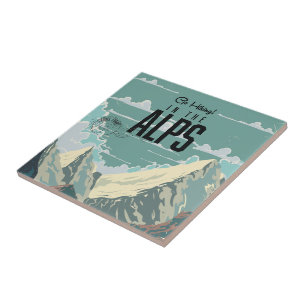 Carreau Faire de la randonnée dans les Alpes
