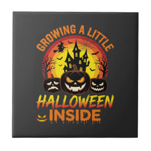 Carreau Faire grandir un peu d'Halloween à l'intérieur d'u