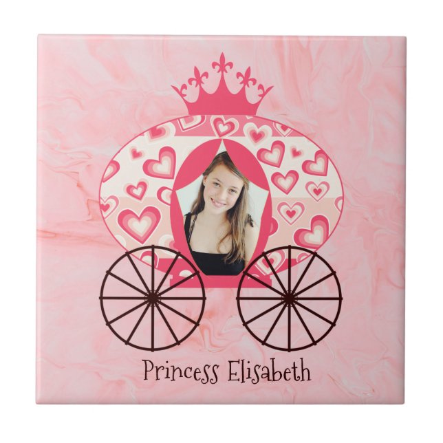 Carreau Fairytale Royal Princess Carriage Girl Anniversair (Devant)