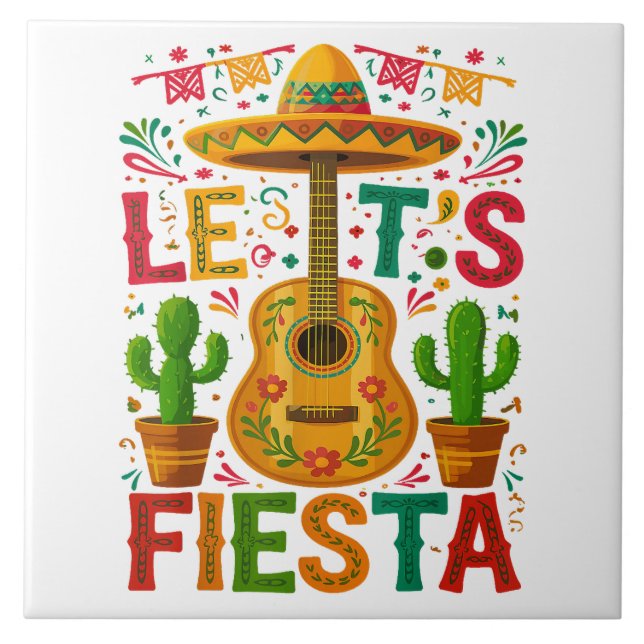 Carreau Faisons la fête Fiesta Cinco De Mayo (Devant)