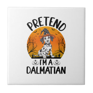 Carreau Faisons semblant que je suis un dalmatien Hallowee