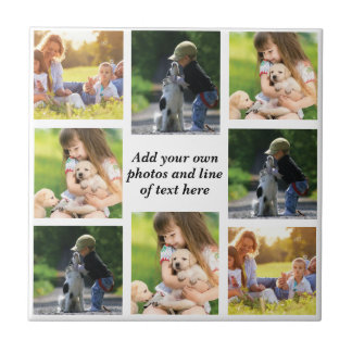 Carreau Faites votre propre collage photo et texte