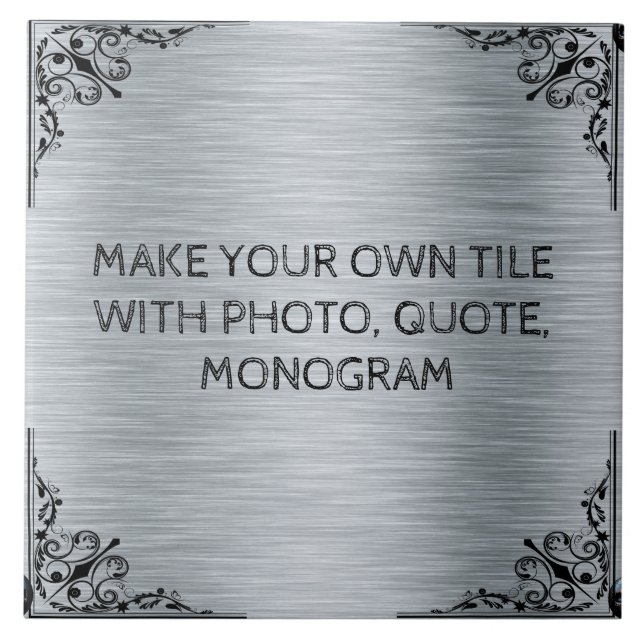 CARREAU FAITES VOTRE PROPRE TITRE CÉRAMIQUE (Devant)