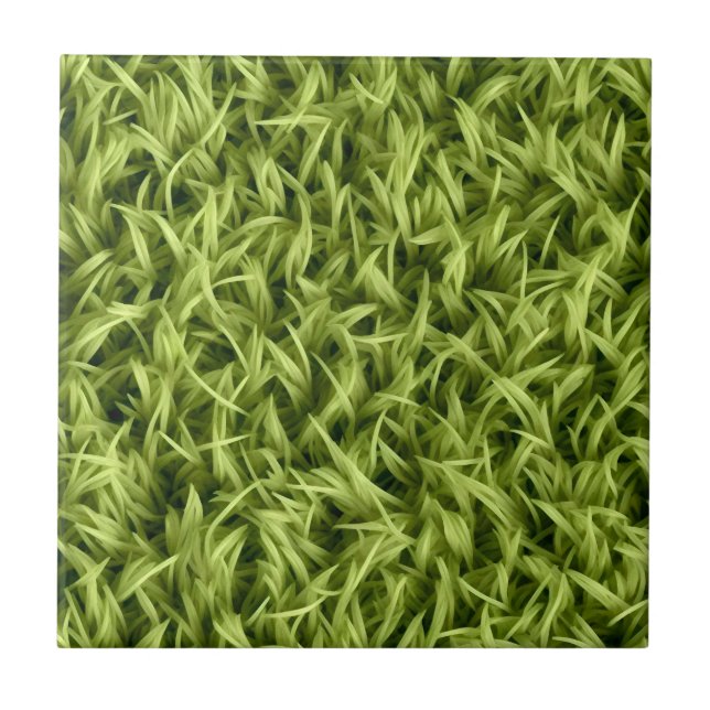 Carreau Fake Grass Green Faux Herbe artificielle (Devant)