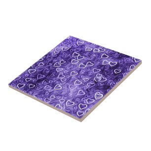 Carreau Falling Hearts - Purple