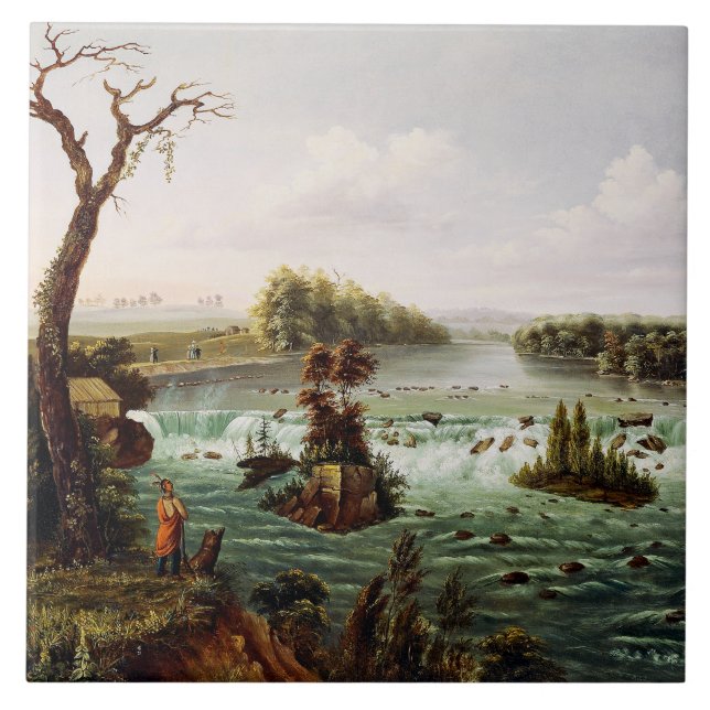 Carreau Falls of Saint Anthony by Henry Lewis (Devant)