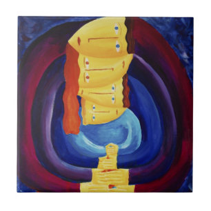 Carreau Famille Ensemble Moderne Peinture Portrait Art