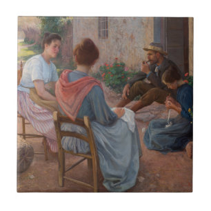 Carreau Famille italienne Elin Danielson Gambogi Peinture