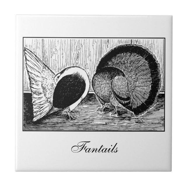Carreau Fantail Pair (Devant)