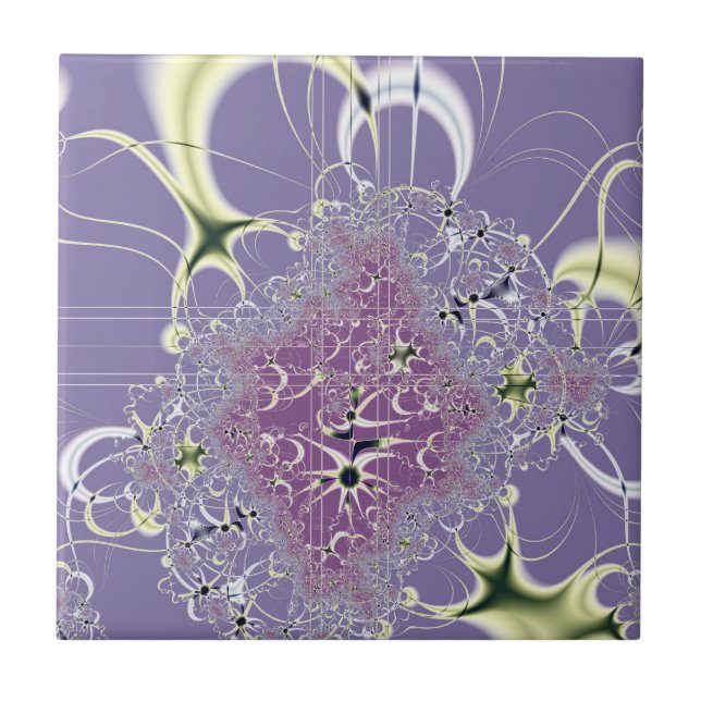Carreau Fantaisie violette (Devant)
