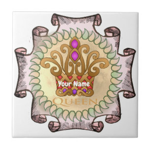 Carreau Fantastique Couronne Queen