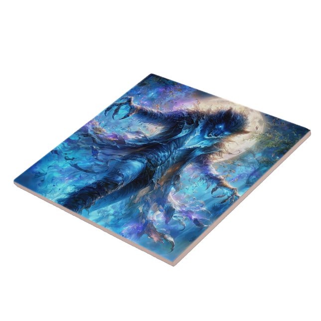 Carreau Fantasy Wolf  World (Côté)