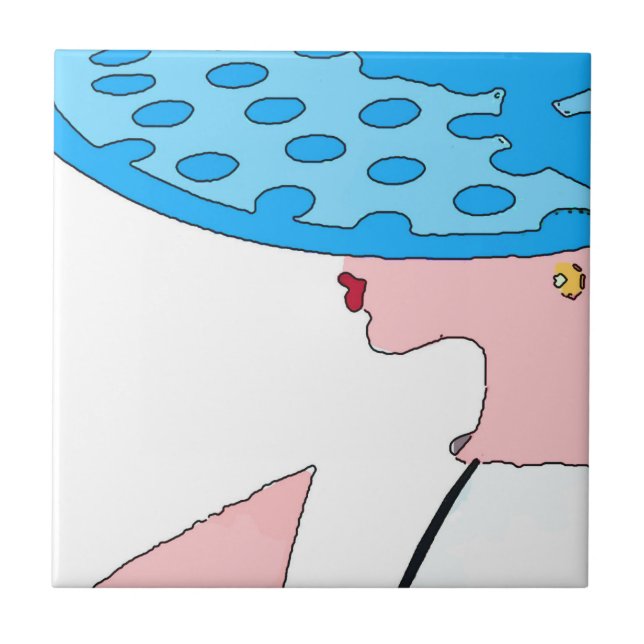 Carreau Fashion Gal Abstrait (Devant)