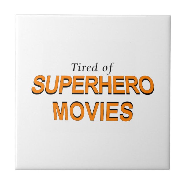Carreau Fatigué des films de super-héros (Devant)