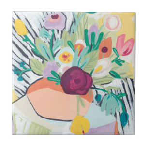 Carreau Fauvist Floral II